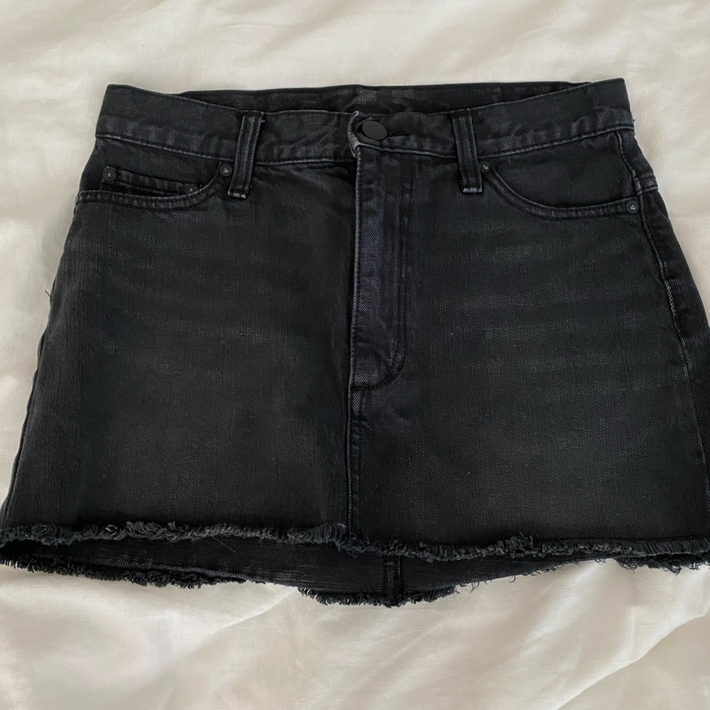 Free People Mini jean skirt